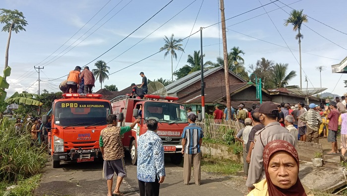 Rumah Warga Ludes Terbakar, Kerugian Ditaksir Mencapai Rp 150 Juta