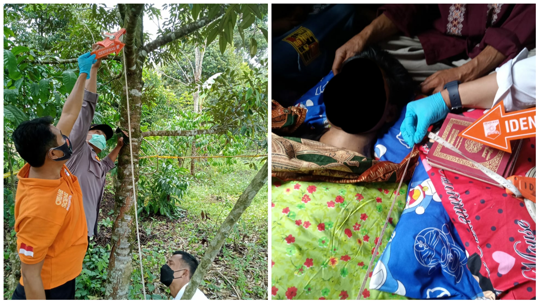 Disuruh Mandi, Remaja Tewas Tergantung di Pohon Durian