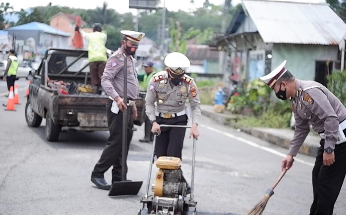 Sat Lantas Rejang Lebong Lakukan Giat “Gertak Tambang”