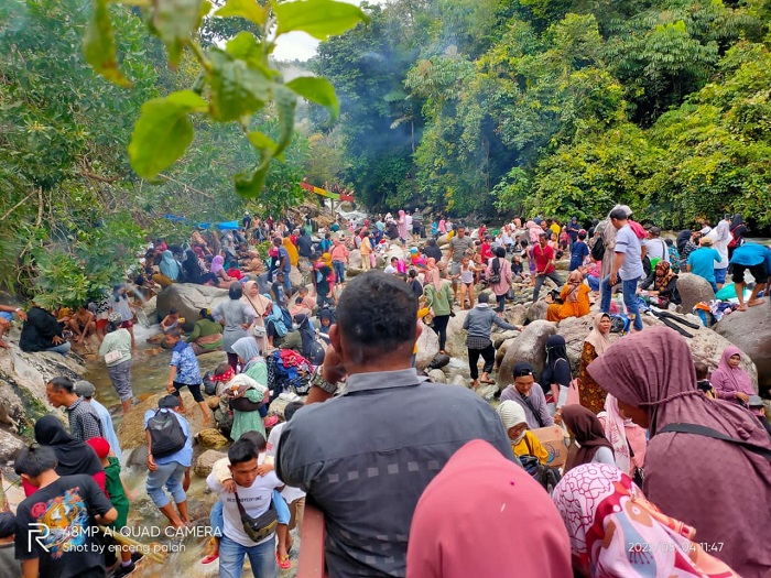 Cuaca Ekstrem, Debit Air Berpotensi Meluap, Pengunjung Wisata Air Putih Diminta Waspada