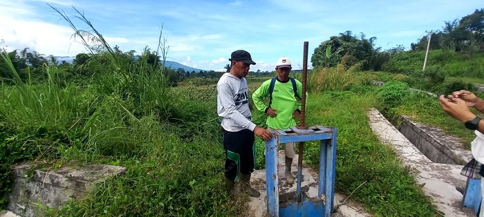 Pintu Air Musi Kejalo Rusak, Petani Sawah Krisis Air
