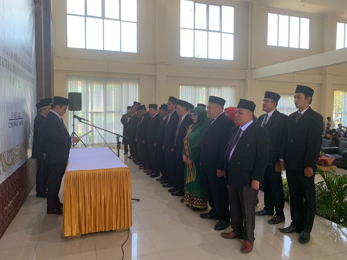 Rektor IAIN Curup Lantik 23 Pejabat Struktural