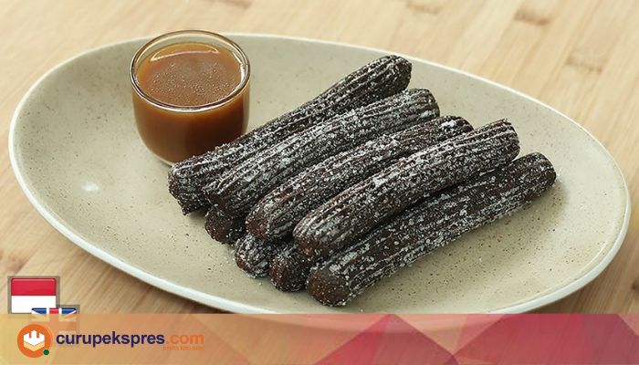 Bisa di Jual! Resep CHOCOLATE CHURROS Dengan Saus Karamel,