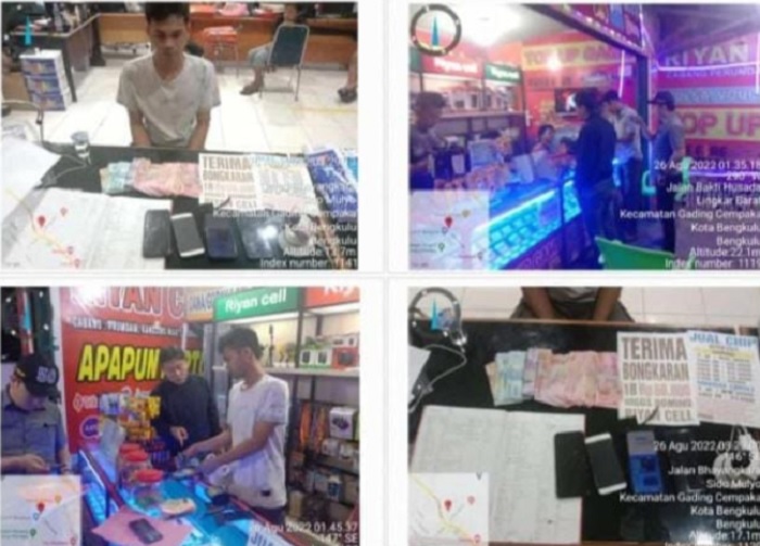 Bandar dan Pemain Judi Online 'Higgs Domino' di Ringkus Polda Bengkulu