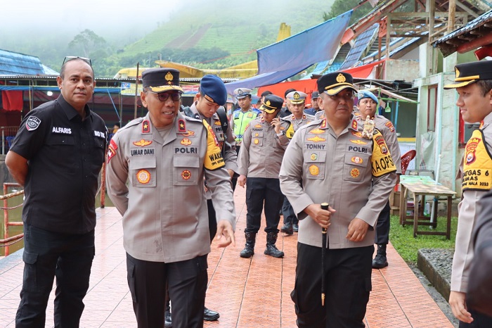 Pastikan Keamanan Libur Lebaran, Wakapolda Cek Objek Wisata Rejang Lebong