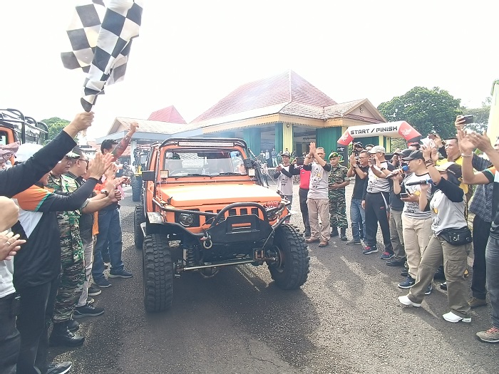 Keseruan Bupati Pimpin Peserta Off-road Jelajah Tanah Rejang