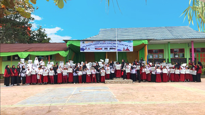 Roadshow Lomba Mewarnai CE, Sambangi SD 77 Rejang Lebong