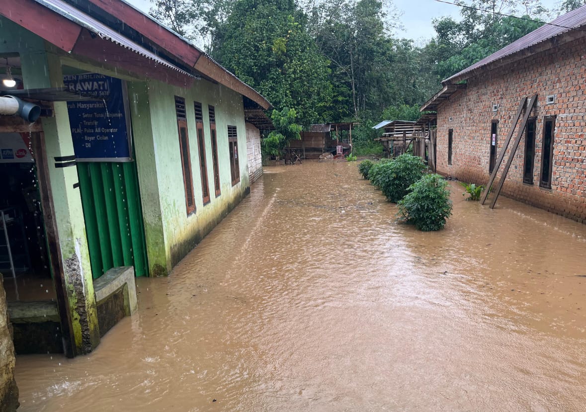 Curah Hujan Tinggi, 4 Rumah Terdampak Banjir