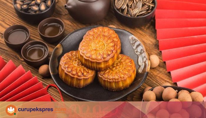 Resep Kue Khas Peranyaan Tionghoa Moon Cake Berserta Golden Syrup dan Polesanya