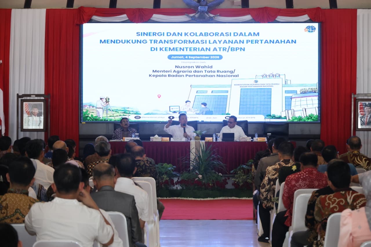 Transformasi Organisasi dan Layanan Pertanahan Harus Bermuara pada Kepastian bagi Masyarakat, Ini Kata Nusron 