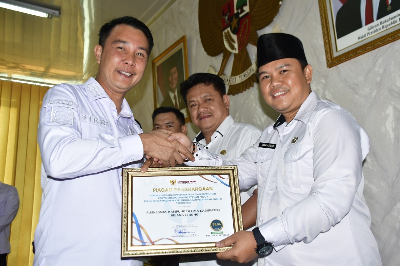 PKM Kampung Delima Raih Penghargaan Tertinggi Ombudsman, Mutu dan Layanan Terus Dimaksimalkan