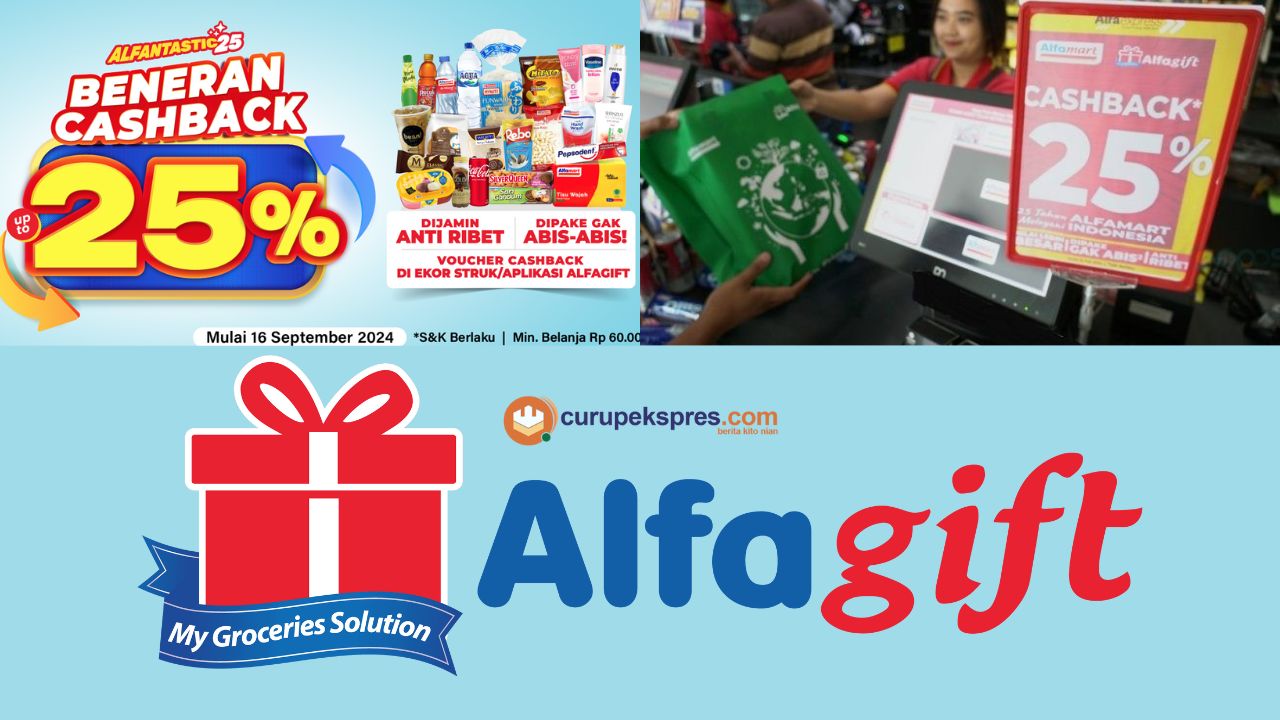 Promo Cashback 25% Alfamart & Alfagift, Gunakan Sebelum Kehabisan!