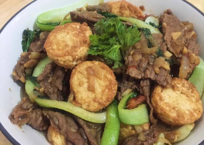  Ide Menu Simple Resep Pakcoy Tofu Daging