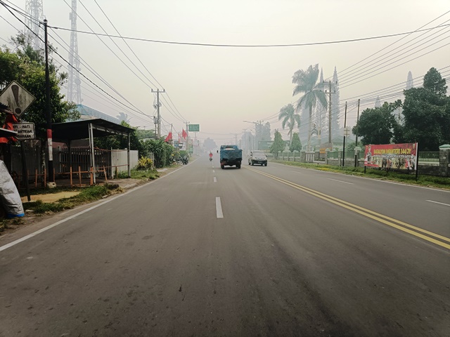  Asap Tebal di Curup Meningkat, Dinkes Imbau Warga kembali Pakai Masker