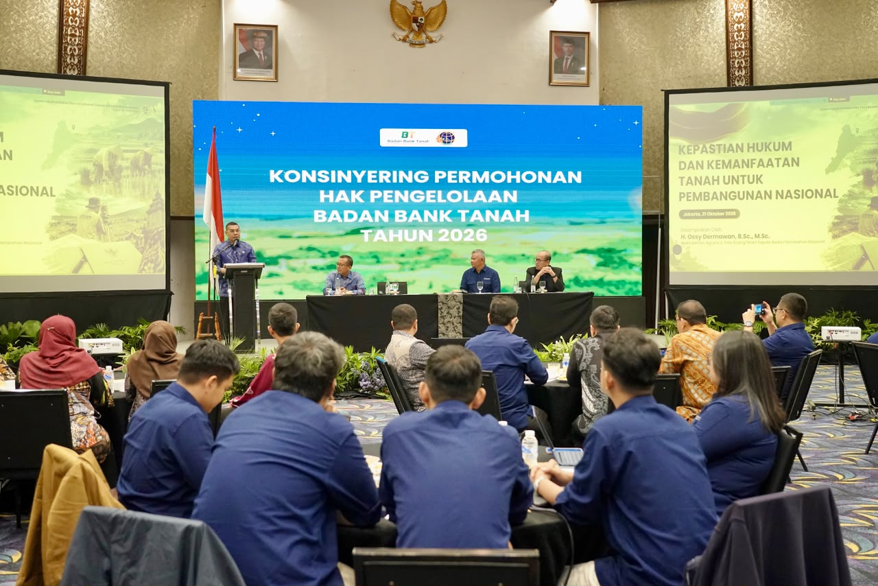  Konsinyering HPL Badan Bank Tanah, Wamen Ossy Ingatkan Soal Ini
