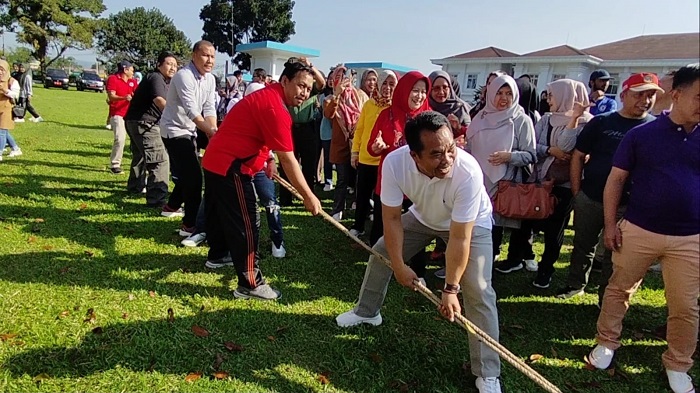 Keseruan ASN Pemkab Ikuti Lomba 17 an