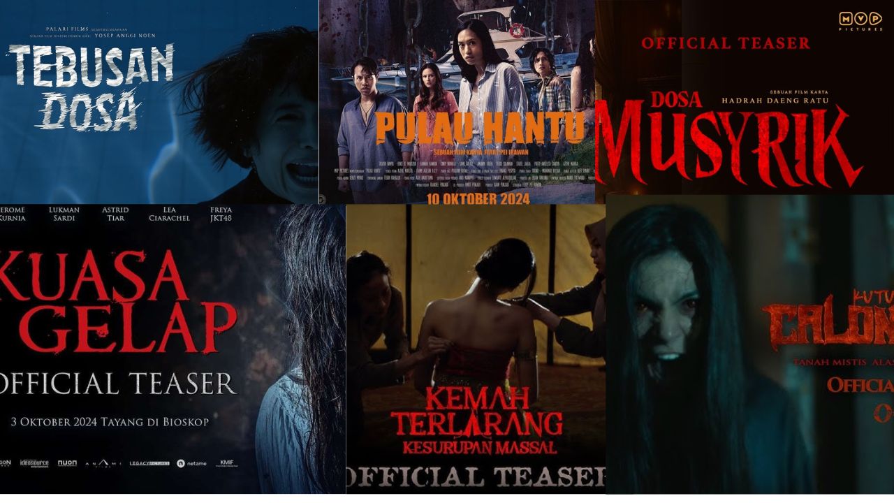 6 Rekomendasi Film Horor Akan Tayang Pada Bulan Oktober 2024, Simak Jadwalnya!