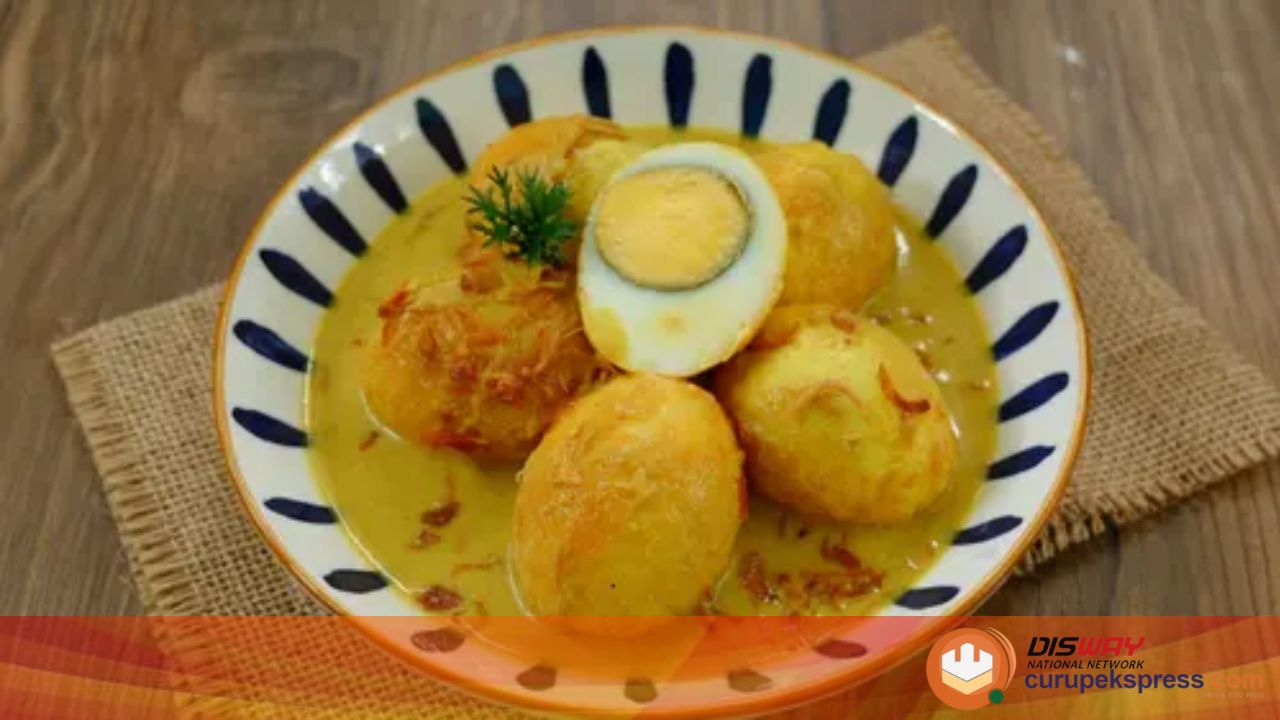 Resep Telur Masak Santan Simple dan Ekonomis!
