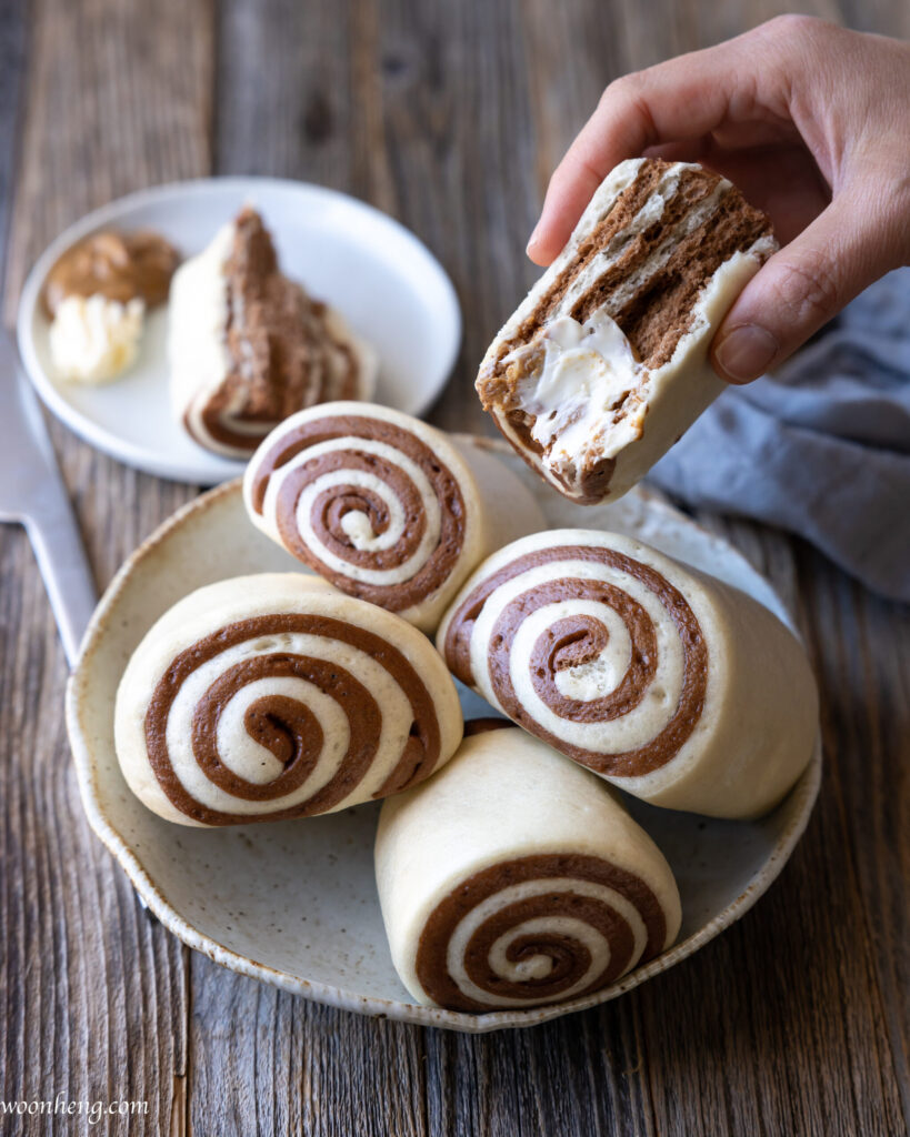 Resep Chocolate Swirl Mantou