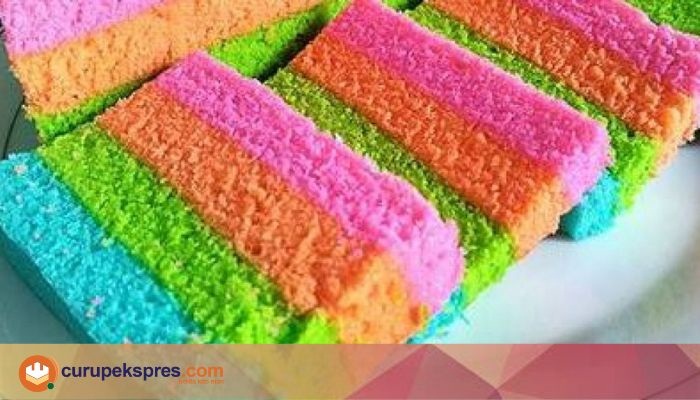 Resep Bolu Kukus Pelangi Anti Gagal 