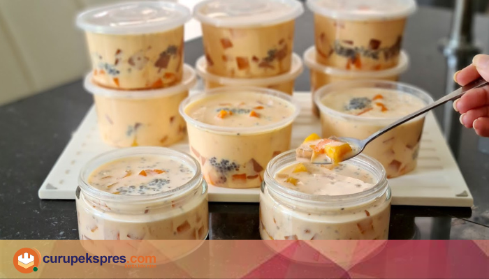 Resep Creamy  Milk Mango Viral