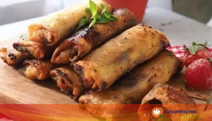 Resep Lumpia Pisang Ide Cemilan Teman Nonton