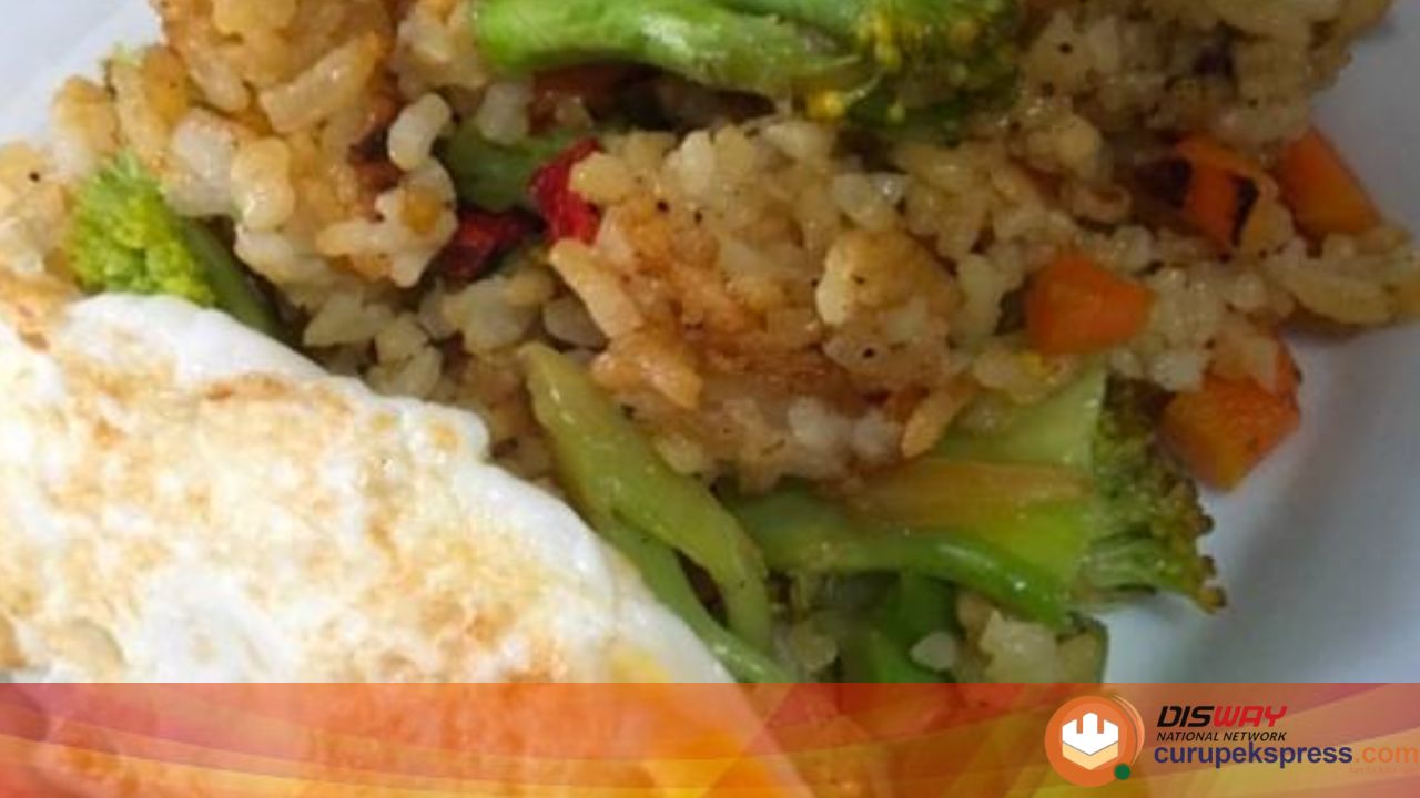 Resep Makanan Sehat Nasi Goreng Telur Dadar Brokoli