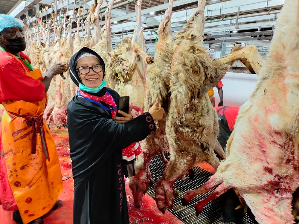 JCH Bayar DAM di Pasar Mekah