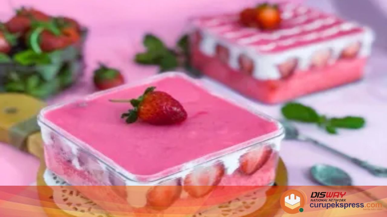 Resep Strawberry Oat Dessert Box,