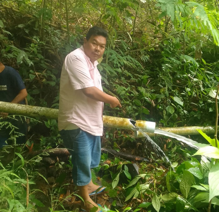 Pipa Pamsimas Lubuk Ubar Dikapak Orang Tidak Dikenal