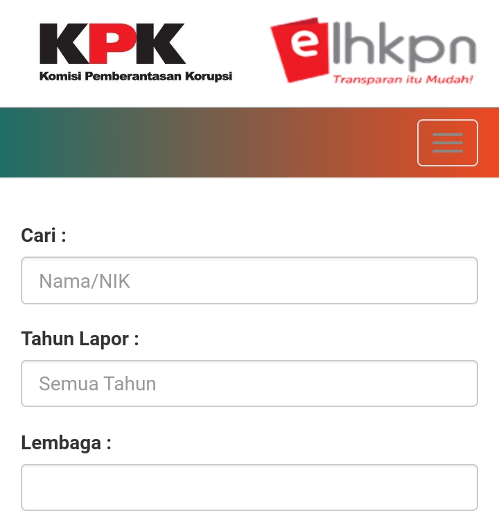 Begini Cara Mudah Cek Harta Kekayaan Pejabat PNS di Daerah, Cukup Dari HP