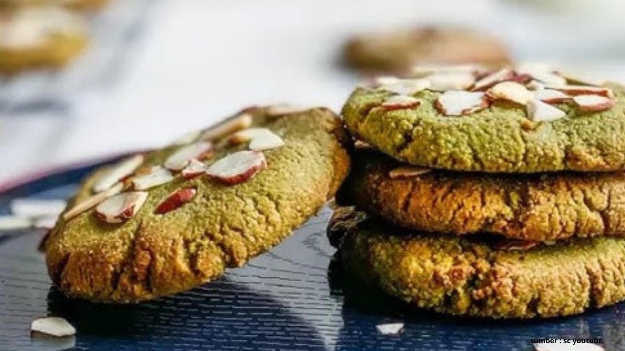 Resep Matcha Almond Cookies Anti Gagal, Cocok untuk Jualan!