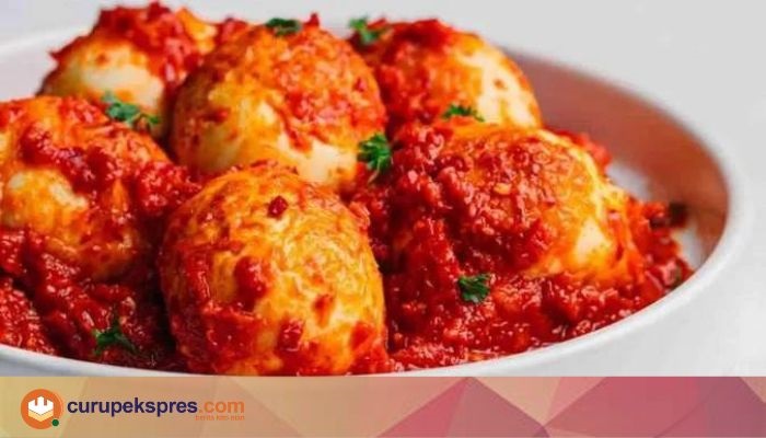 Lezaaattt.. Resep Telur Balado Khas Minang Dengan Bumbu Meresap