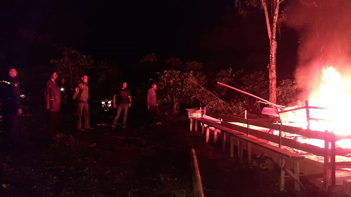 Polisi Gerebek Lokasi Sabung Ayam di Rejang Lebong