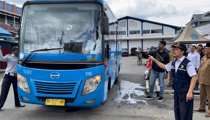 Puncak Mudik Lebaran, Penumpang Bus Damri di Kabupaten Lebong Diprediksi Meningkat