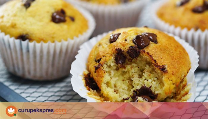 Resep Kue Banana Choco Muffin