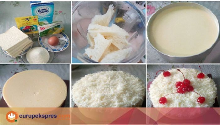 Resep Cheese Cake Roti Tawar Kukus