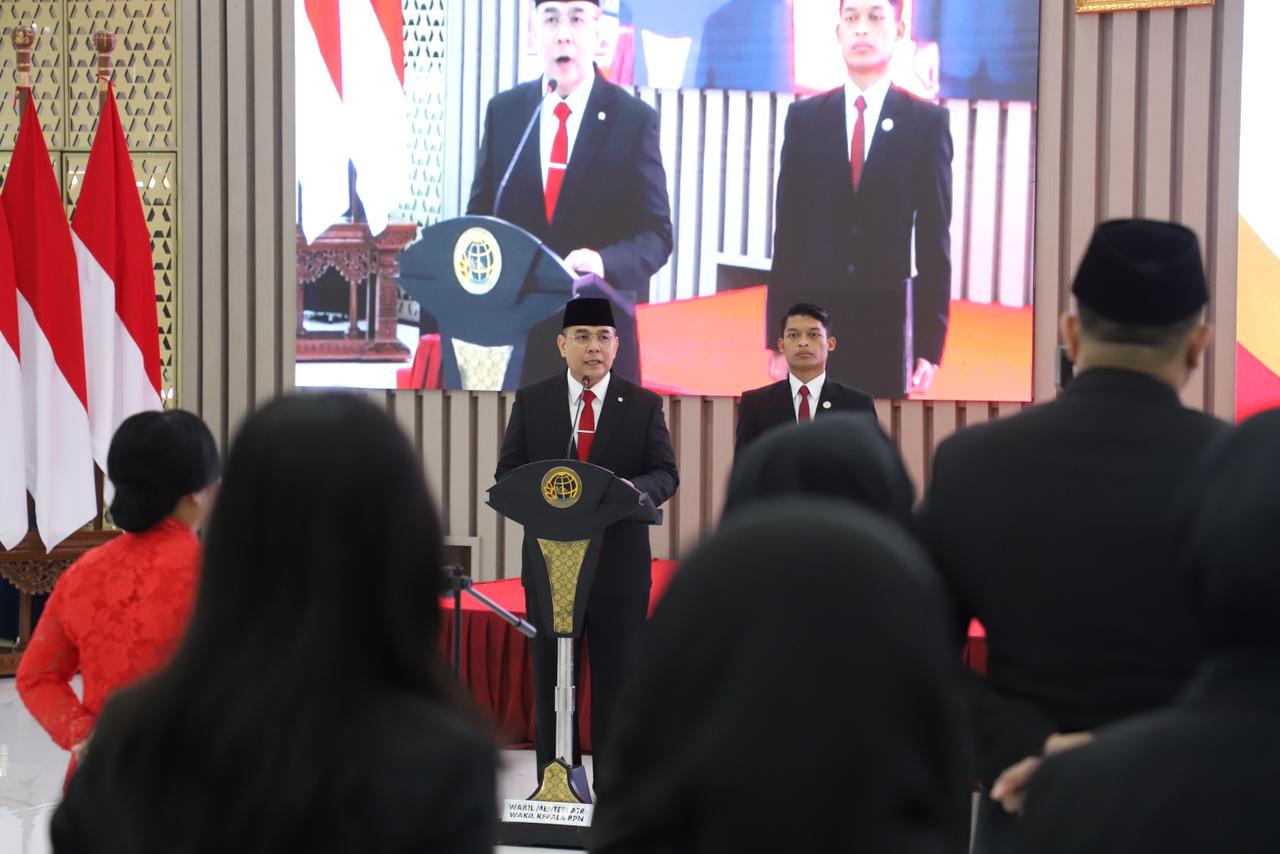 Wamen Ossy, Lantik Pejabat Pengawas dan Fungsional Kementrian ATR/BPN  ​