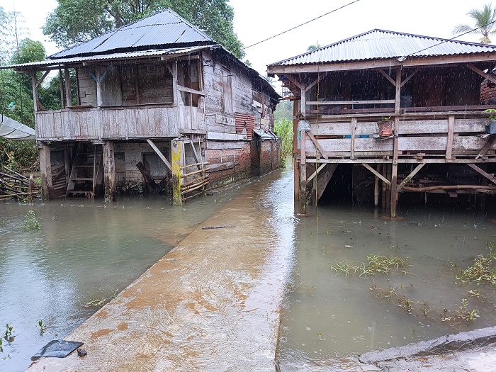 Sungai Meluap, Dusun Curup Diterpa Banjir Hingga 1 Meter