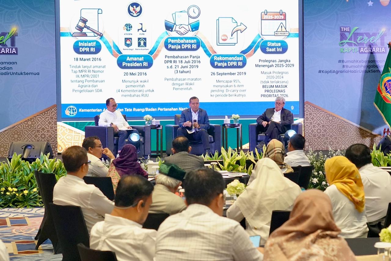  Bahas RUU Administrasi Pertanahan, Kementerian ATR/BPN Libatkan KAPTI-AGRARIA 