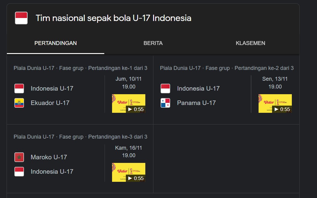 Ini Daftar 21 Pemain Timnas Indonesia di Piala Dunia U-17