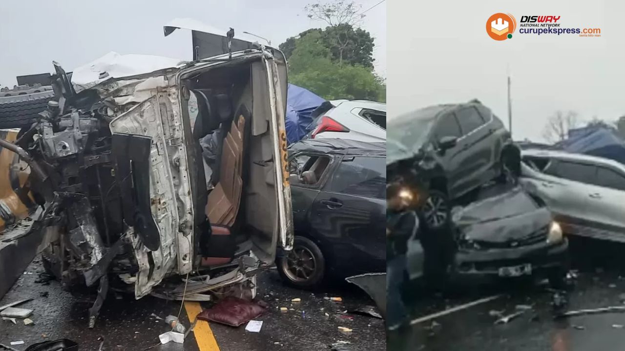 Kecelakaan Beruntun di Jalan Tol Cipularang KM 92, Diduga Akibat Truk Rem Blong