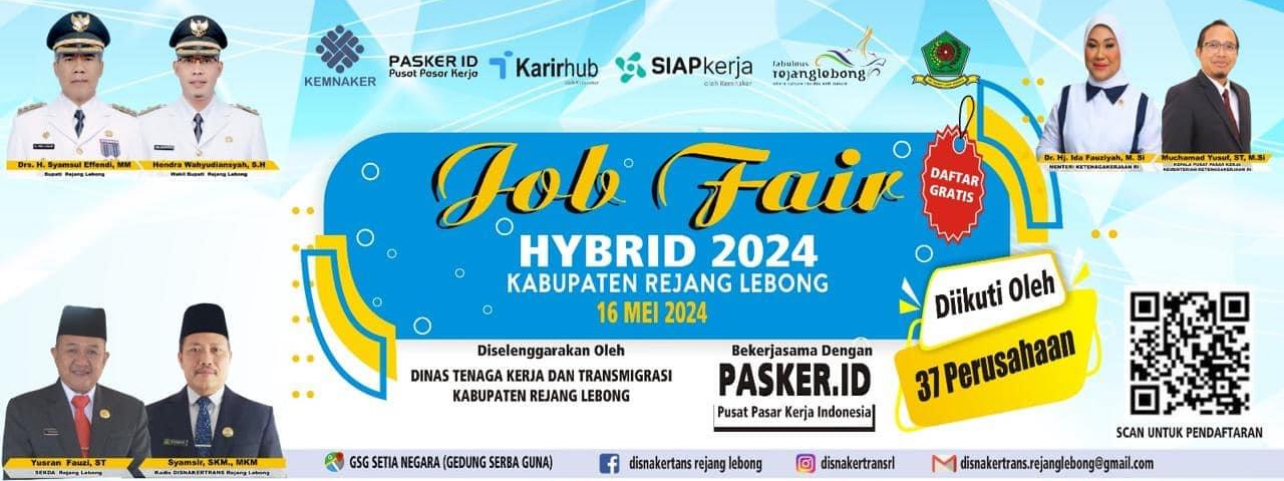 Lowongan Kerja, Tersedia Hampir 100 Kuota Peluang Kerja di Job Fair Nakertrans RL