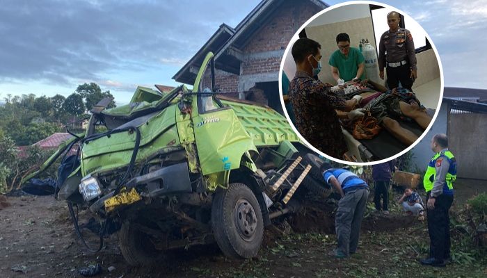 Kecelakaan di Rejang Lebong, Warga Jambi Tewas Terjepit Dalam Mobil