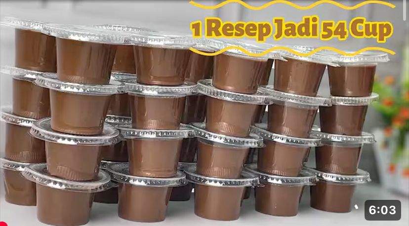 Resep Puding Susu Cokelat, Cocok Ide Jualan!