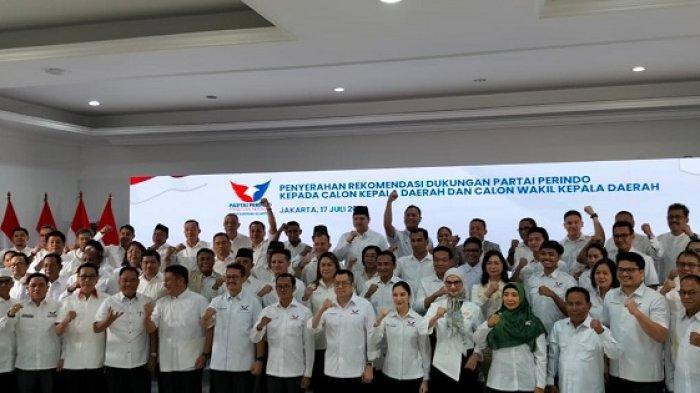 Perindo Kembali Serahkan 42 Surat Dukungan Untuk Maju Pilkada