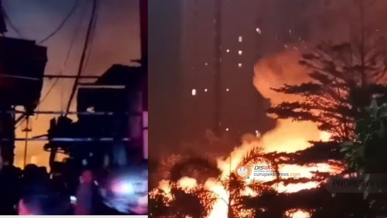 Viral! 543 Rumah Hangus Kebakaran di Kemayoran, Jakarta Pusat