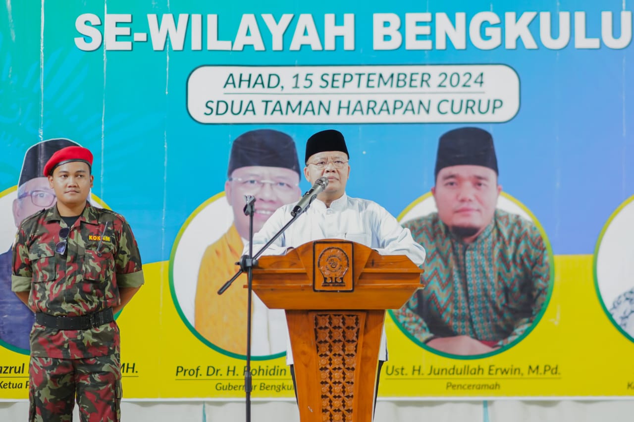 Gubernur Rohidin Ikuti Pengajian Muhammadiyah se Wilayah Bengkulu di SDUA THC Curup! 