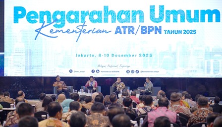 Sekjen ATR/BPN Beri Pengarahan Umum di Rakernas 2025, Bahas Soal Ini