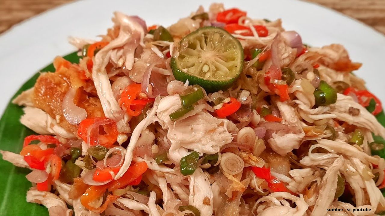 Resep Sambal Matah Ayam Suwir Tanpa Minyak, Cocok untuk Diet!